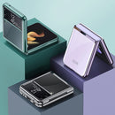 For Samsung Galaxy Z Flip3 5G GKK Phantom TPU + Plating Protective Case(Transparent)