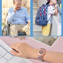 Anti-scratch Shockproof Nylon Bracelet Strap TPU Protective Cover Case For AirTag(Cape Blue)