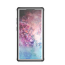 For Samsung Galaxy Note10+ Waterproof Dustproof Shockproof Transparent Acrylic Protective Case(Black)