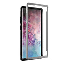 For Samsung Galaxy Note10+ Waterproof Dustproof Shockproof Transparent Acrylic Protective Case(Black)