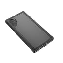 For Samsung Galaxy Note10+ Waterproof Dustproof Shockproof Transparent Acrylic Protective Case(Black)
