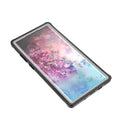 For Samsung Galaxy Note10+ Waterproof Dustproof Shockproof Transparent Acrylic Protective Case(Black)