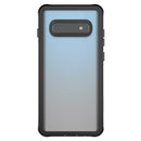 For Samsung Galaxy S10 Waterproof Dustproof Shockproof Transparent Acrylic Protective Case(Black)