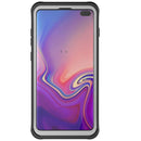 For Samsung Galaxy S10 Waterproof Dustproof Shockproof Transparent Acrylic Protective Case(Black)