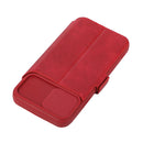 Push Window Double Buckle PU + Silicone Horizontal Flip Leather Case with Holder & Card Slot For iPhone XR(Red)