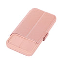 Push Window Double Buckle PU + Silicone Horizontal Flip Leather Case with Holder & Card Slot For iPhone XR(Rose Gold)