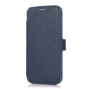 Push Window Double Buckle PU + Silicone Horizontal Flip Leather Case with Holder & Card Slot For iPhone XR(Blue)