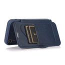 Push Window Double Buckle PU + Silicone Horizontal Flip Leather Case with Holder & Card Slot For iPhone XR(Blue)