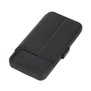 Push Window Double Buckle PU + Silicone Horizontal Flip Leather Case with Holder & Card Slot For iPhone XR(Black)