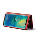 For Huawei Mate 20 Pro LC.IMEEKE LC-001 Series PU + TPU Color Matching Frosted Horizontal Flip Leather Case with Holder & Card Slot(Red)
