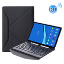 BM10 Diamond Texture Detachable Bluetooth Keyboard Leather Tablet Case with Pen Slot & Triangular Back Support For Lenovo Smart Tab M10 HPD Plus TB-X606F 10.3 inch(Black)
