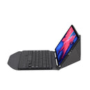 BM12 Diamond Texture Detachable Bluetooth Keyboard Leather Tablet Case with Pen Slot & Triangular Back Support For Lenovo Pad Plus 11 inch TB-J607F / Tab P11 11 inch TB-J606F(Black)