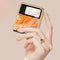 For Samsung Galaxy Z Flip3 5G GKK Electroplating Painted Glass Case(Gold Thread Yellow)