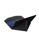 BM12S Backlight Edition Diamond Texture Detachable Bluetooth Keyboard Leather Tablet Case with Pen Slot & Triangular Back Support For Lenovo Pad Plus 11 inch TB-J607F / Tab P11 11 inch TB-J606F(Black)