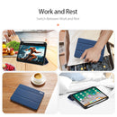 DUX DUCIS Domo Series Horizontal Flip Magnetic TPU + PU Leather Tablet Case with Three-folding Holder & Pen Slot For iPad Mini 6(Blue)