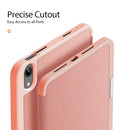 DUX DUCIS Domo Series Horizontal Flip Magnetic TPU + PU Leather Tablet Case with Three-folding Holder & Pen Slot For iPad Mini 6(Pink)