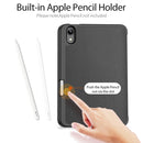 DUX DUCIS Domo Series Horizontal Flip Magnetic TPU + PU Leather Tablet Case with Three-folding Holder & Pen Slot For iPad Mini 6(Black)