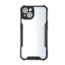 Acrylic + Color TPU Shockproof Case For iPhone 13(Black)