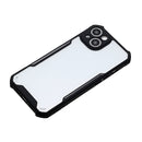 Acrylic + Color TPU Shockproof Case For iPhone 13(Black)