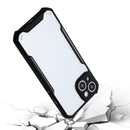 Acrylic + Color TPU Shockproof Case For iPhone 13(Black)