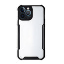 Acrylic + Color TPU Shockproof Case For iPhone 13 Pro(Black)