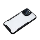 Acrylic + Color TPU Shockproof Case For iPhone 13 Pro(Black)