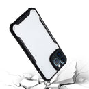 Acrylic + Color TPU Shockproof Case For iPhone 13 Pro(Black)