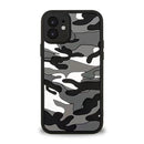Camouflage Clouds Embossed Skin Feel Silicone Shockproof Case For iPhone 11(Black)