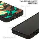 Camouflage Clouds Embossed Skin Feel Silicone Shockproof Case For iPhone 11(Black)