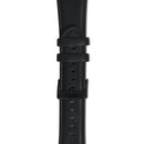 For Apple Watch Series 7 41mm / 6 & SE & 5 & 4 40mm / 3 & 2 & 1 38mm Oil Wax Genuine Leather Strap Watch Band(Black)