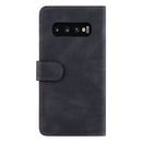 For Samsung Galaxy S10 Reverse Buckle Horizontal Flip PU Leather Case with Holder & Card Slot & Wallet(Black)