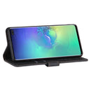 For Samsung Galaxy S10 Reverse Buckle Horizontal Flip PU Leather Case with Holder & Card Slot & Wallet(Black)