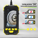 Y19 5.5mm Single Lens Hand-held Hard-wire Endoscope with 4.3-inch IPS Color LCD Screen, Cable Length:10m(Yellow)
