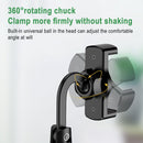Desktop Stand Mobile Phone Tablet Live Broadcast Stand Telescopic Disc Stand, Style:Holder + Remote Control(White)