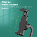 Desktop Stand Mobile Phone Tablet Live Broadcast Stand Telescopic Disc Stand, Style:Holder + Remote Control(White)