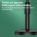 Desktop Stand Mobile Phone Tablet Live Broadcast Stand Telescopic Disc Stand, Style:Holder + Remote Control(Pink)