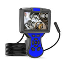 M50 1080P 8mm Single Lens HD Industrial Digital Endoscope with 5.0 inch IPS Screen, Cable Length:10m Hard Cable(Blue)