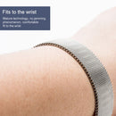 14mm 304 Stainless Steel Double Buckles Watch Band(Rose Gold)