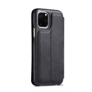 For iPhone 11Pro Max Hon Ancient Series Leather Case with Card Slots & Holder & Wallet(Black)