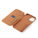 For iPhone 11Pro Max Hon Ancient Series Leather Case with Card Slots & Holder & Wallet(Brown)