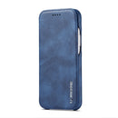 For iPhone 11Pro Max Hon Ancient Series Leather Case with Card Slots & Holder & Wallet(Blue)