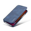 For iPhone 11Pro Max Hon Ancient Series Leather Case with Card Slots & Holder & Wallet(Blue)