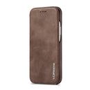 For iPhone 11Pro Max Hon Ancient Series Leather Case with Card Slots & Holder & Wallet(Coffee)