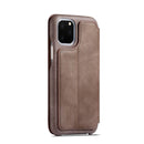 For iPhone 11Pro Max Hon Ancient Series Leather Case with Card Slots & Holder & Wallet(Coffee)