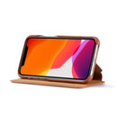 For iPhone 11Pro Max Hon Ancient Series Leather Case with Card Slots & Holder & Wallet(Coffee)