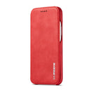 For iPhone 11Pro Max Hon Ancient Series Leather Case with Card Slots & Holder & Wallet(Red)