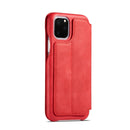 For iPhone 11Pro Max Hon Ancient Series Leather Case with Card Slots & Holder & Wallet(Red)