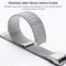 16mm 304 Stainless Steel Single Buckle Watch Band(Black)