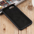 Herringbone Texture Silicone Protective Case For iPhone SE 2022 / SE 2020 / 8 / 7(Black)