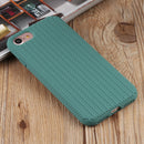 Herringbone Texture Silicone Protective Case For iPhone SE 2022 / SE 2020 / 8 / 7(Pine Green)